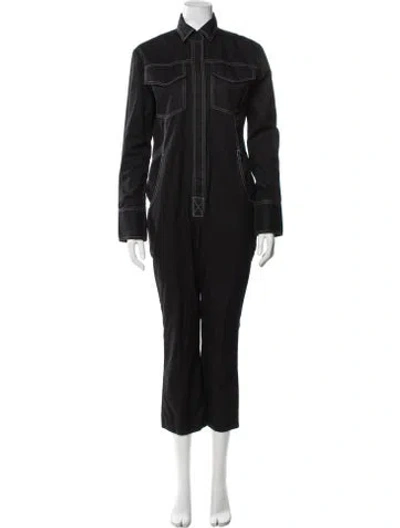 Pre-owned Orseund Iris Jumpsuit In Black