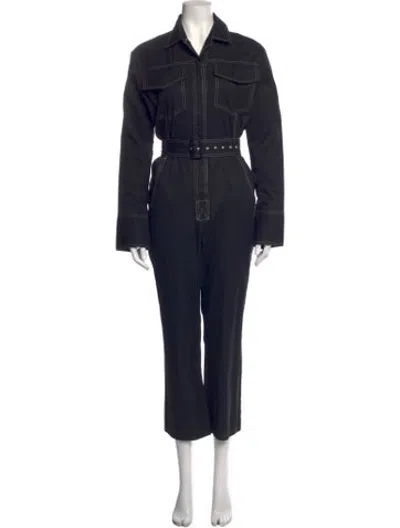 Pre-owned Orseund Iris Jumpsuit In Black