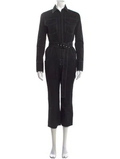 Pre-owned Orseund Iris Jumpsuit In Black