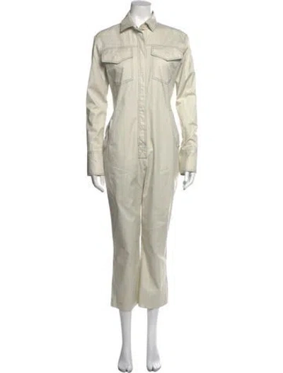Pre-owned Orseund Iris Jumpsuit In Neutrals