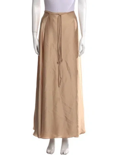 Pre-owned Orseund Iris Long Skirt In Neutral