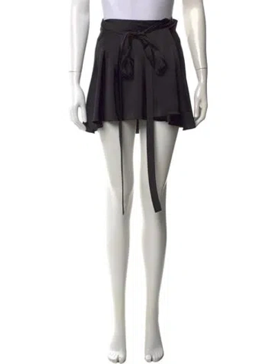 Pre-owned Orseund Iris Mini Skirt In Black