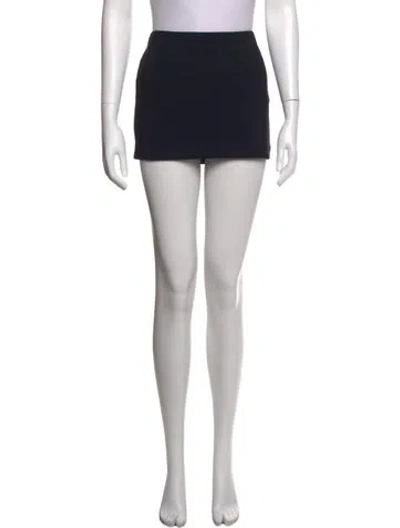 Pre-owned Orseund Iris Mini Skirt In Black