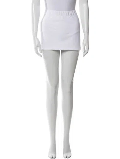 Pre-owned Orseund Iris Mini Skirt In Neutral