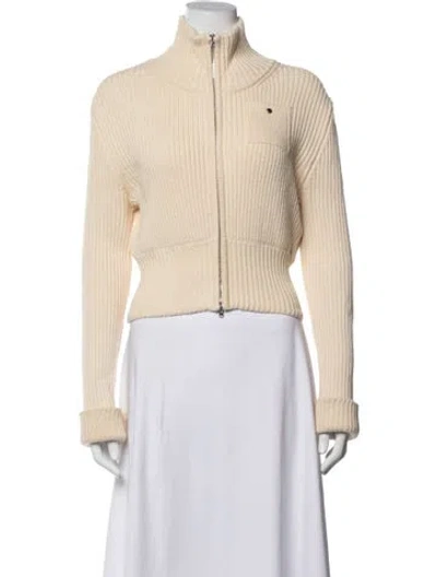 Pre-owned Orseund Iris Mock Neck Sweater In Neutral