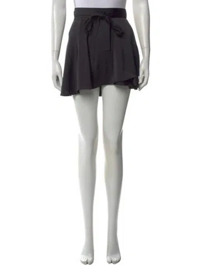 Pre-owned Orseund Iris Ruffle Embellishment Cover-up In Black