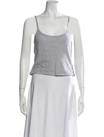 Pre-owned Orseund Iris Scoop Neck Sleeveless Top In Blue