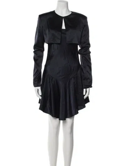 Pre-owned Orseund Iris Silk Dress Set In Blue
