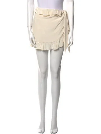 Pre-owned Orseund Iris Silk Knee-length Skirt W/ Tags In Neutral