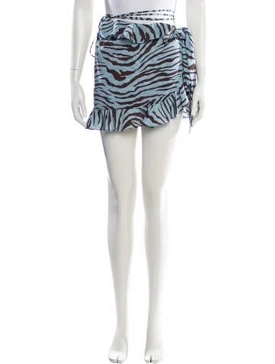 Pre-owned Orseund Iris Silk Mini Skirt W/ Tags In White