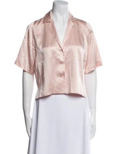 Pre-owned Orseund Iris Silk Pajamas In Pink
