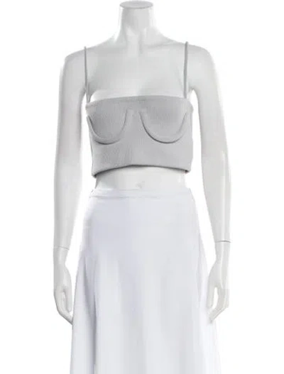 Pre-owned Orseund Iris Sleeveless Top In Gray