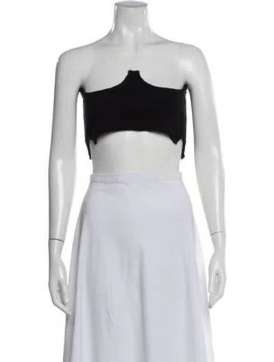 Pre-owned Orseund Iris Square Neckline Sleeveless Crop Top In Neutral