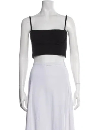 Pre-owned Orseund Iris Square Neckline Sleeveless Crop Top In Neutral