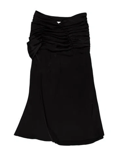 Pre-owned Orseund Iris Strapless Mini Dress In Black