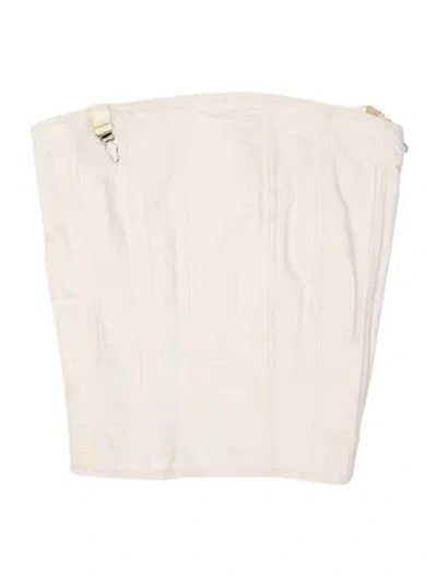 Pre-owned Orseund Iris Strapless Top In Neutral