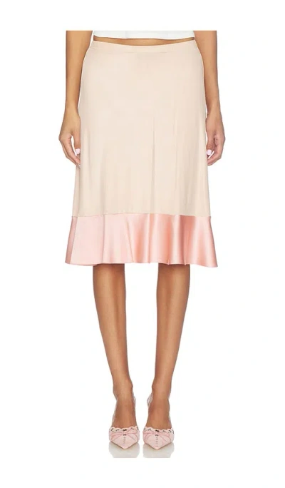 Orseund Iris The Darling A-line Skirt In Pink
