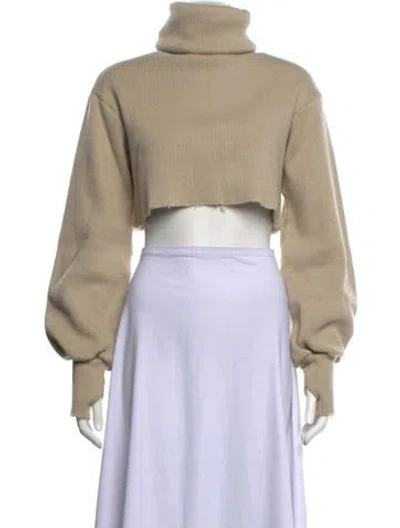 Pre-owned Orseund Iris Turtleneck Sweater In Neutral