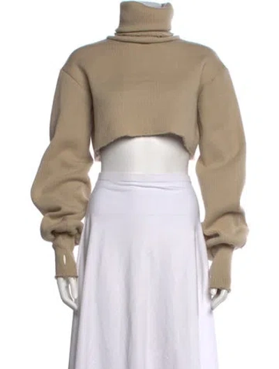 Pre-owned Orseund Iris Turtleneck Sweater In Neutral