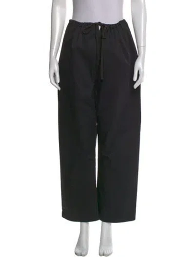 Pre-owned Orseund Iris Wide Leg Pants In Black