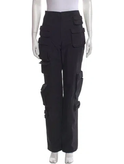 Pre-owned Orseund Iris Wide Leg Pants In Black
