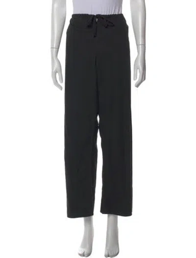 Pre-owned Orseund Iris Wide Leg Pants In Black