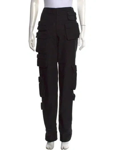 Pre-owned Orseund Iris Wide Leg Pants In Black