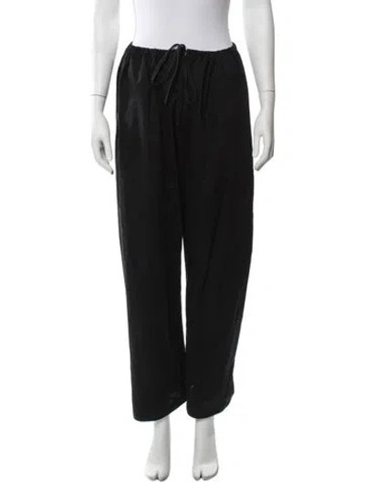 Pre-owned Orseund Iris Wide Leg Pants In Black