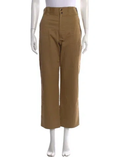 Pre-owned Orseund Iris Wide Leg Pants In Brown