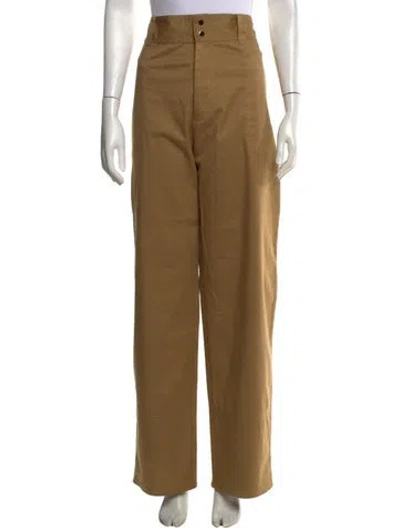 Pre-owned Orseund Iris Wide Leg Pants In Brown