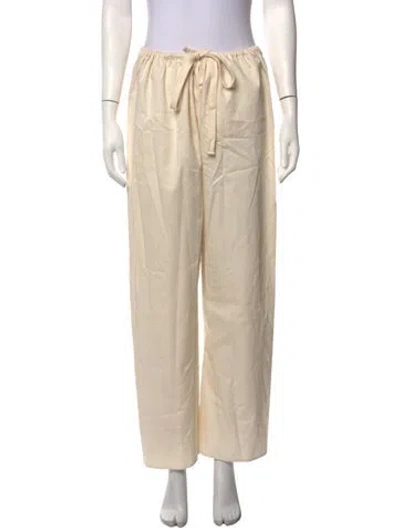 Pre-owned Orseund Iris Wide Leg Pants In Neutrals