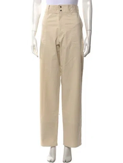 Pre-owned Orseund Iris Wide Leg Pants In Neutrals