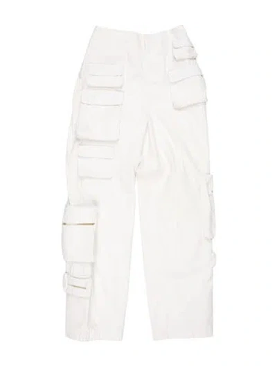 Pre-owned Orseund Iris Wide Leg Pants In White