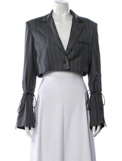 Pre-owned Orseund Iris Wool Bolero In Gray