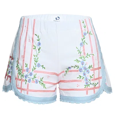 Orsina Cotton Shorts Blue Pastel Xs