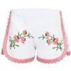 Orsina Cotton Shorts Coral Flower Xs