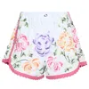 Orsina Cotton Shorts Multi Floral Pink Trim M