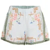 Orsina Cotton Shorts Multi Square Print Thread L