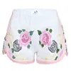 Orsina Cotton Shorts Pastel Pink Trim Floral Xs