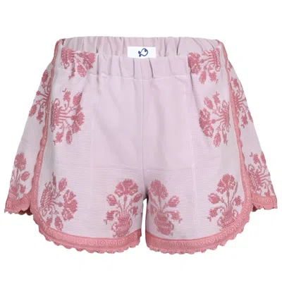 Orsina Cotton Shorts Peony Pink M