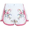 Orsina Cotton Shorts Pink Lace Floral S