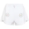 Orsina Cotton Shorts White Floral M