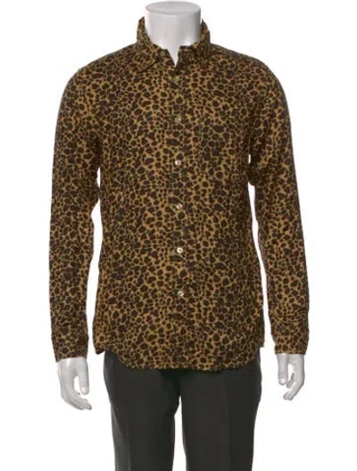 Pre-owned Orslow Animal Print Long Sleeve Shirt In Multi