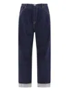 Orslow Super Dad's Straight-leg Jeans In Blue