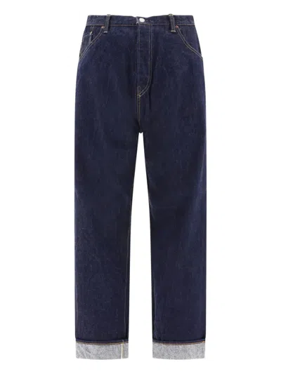 Orslow Super Dad's Straight-leg Jeans In Blue
