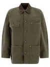 Orslow Cotton-blend Corduroy-trimmed Cotton-canvas Chore Jacket