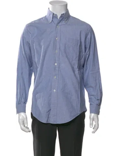 Pre-owned Orslow Long Sleeve Dress Shirt In Blue