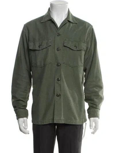 Pre-owned Orslow Long Sleeve Shirt In Green