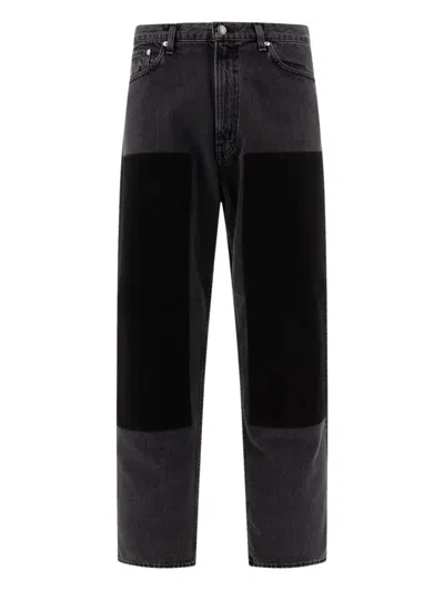 ORSLOW PANELLED COTTON JEANS