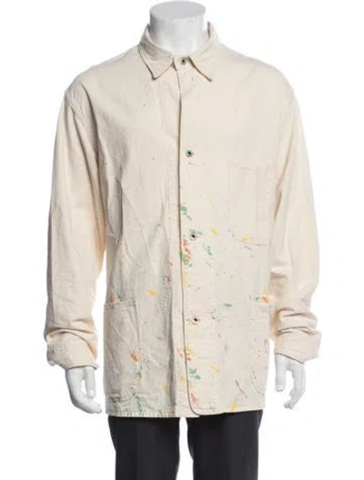 Pre-owned Orslow Printed Long Sleeve Shirt In Brown